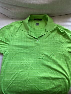 Nike Tiger Woods Golf Polo Green Large